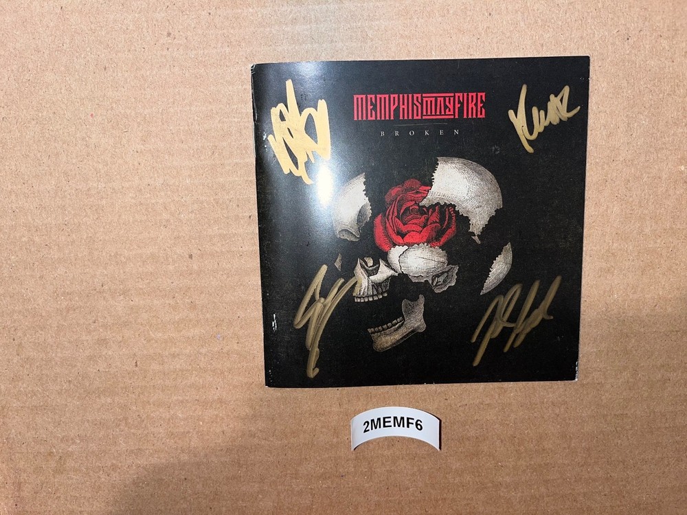 Memphis May Fire Signed Autographed CD Broken