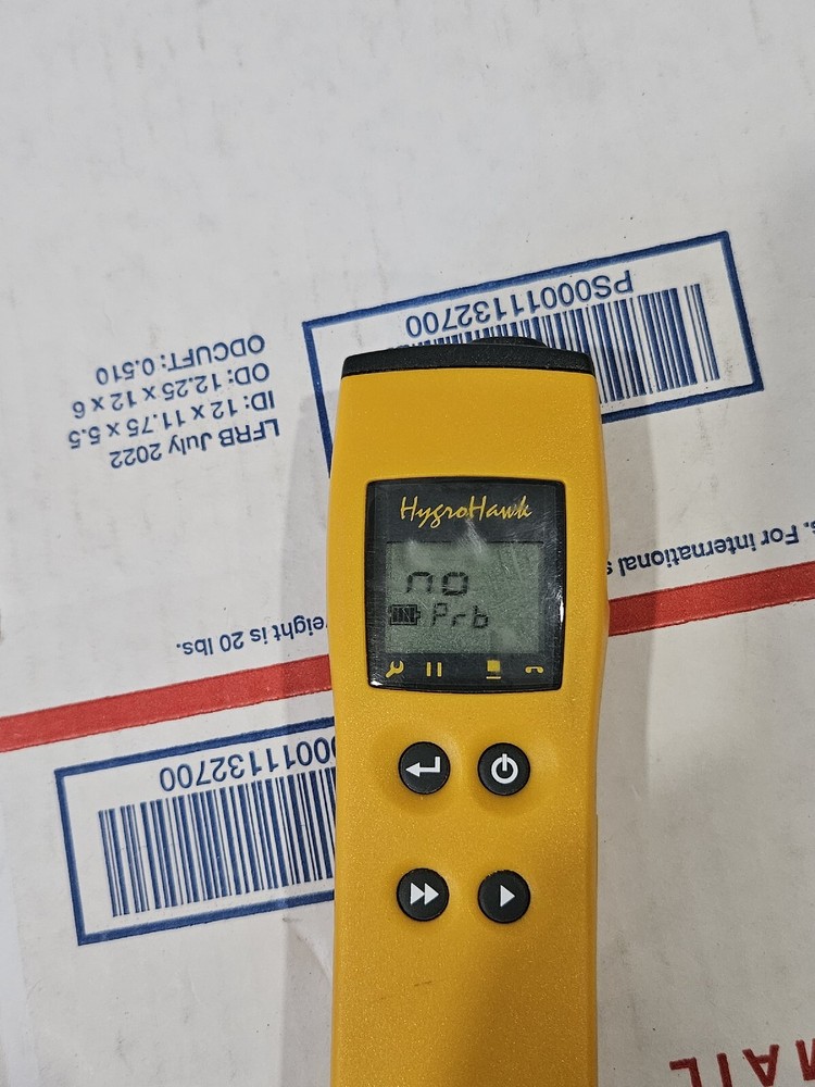 TURN ON- GE Hygro Hawk Protimeter Moisture Meter