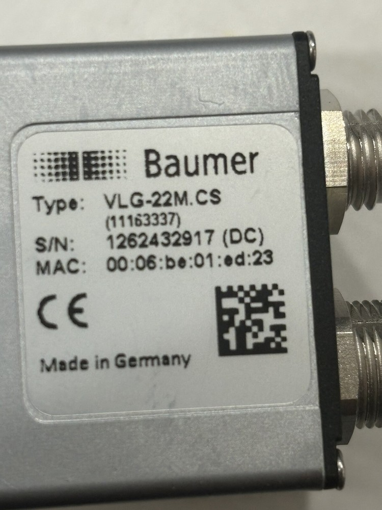 Baumer VGL-22M.CS(11163337) Industrial Camera