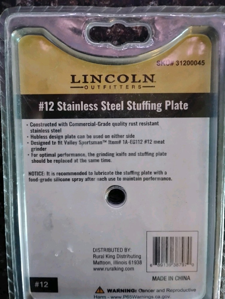 #12 Stuffing Plate Bundle