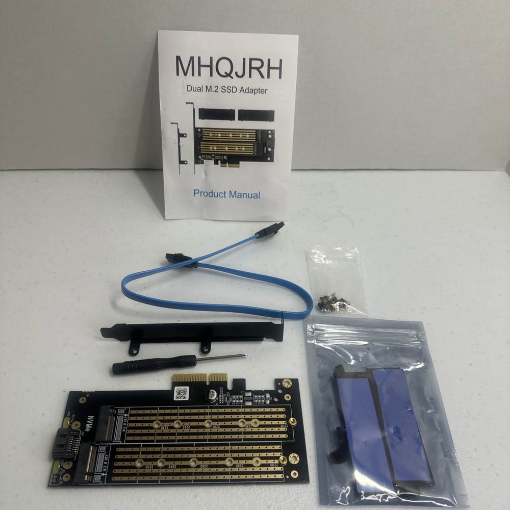 MHQKRH Dual M.2 PCIe Adapter