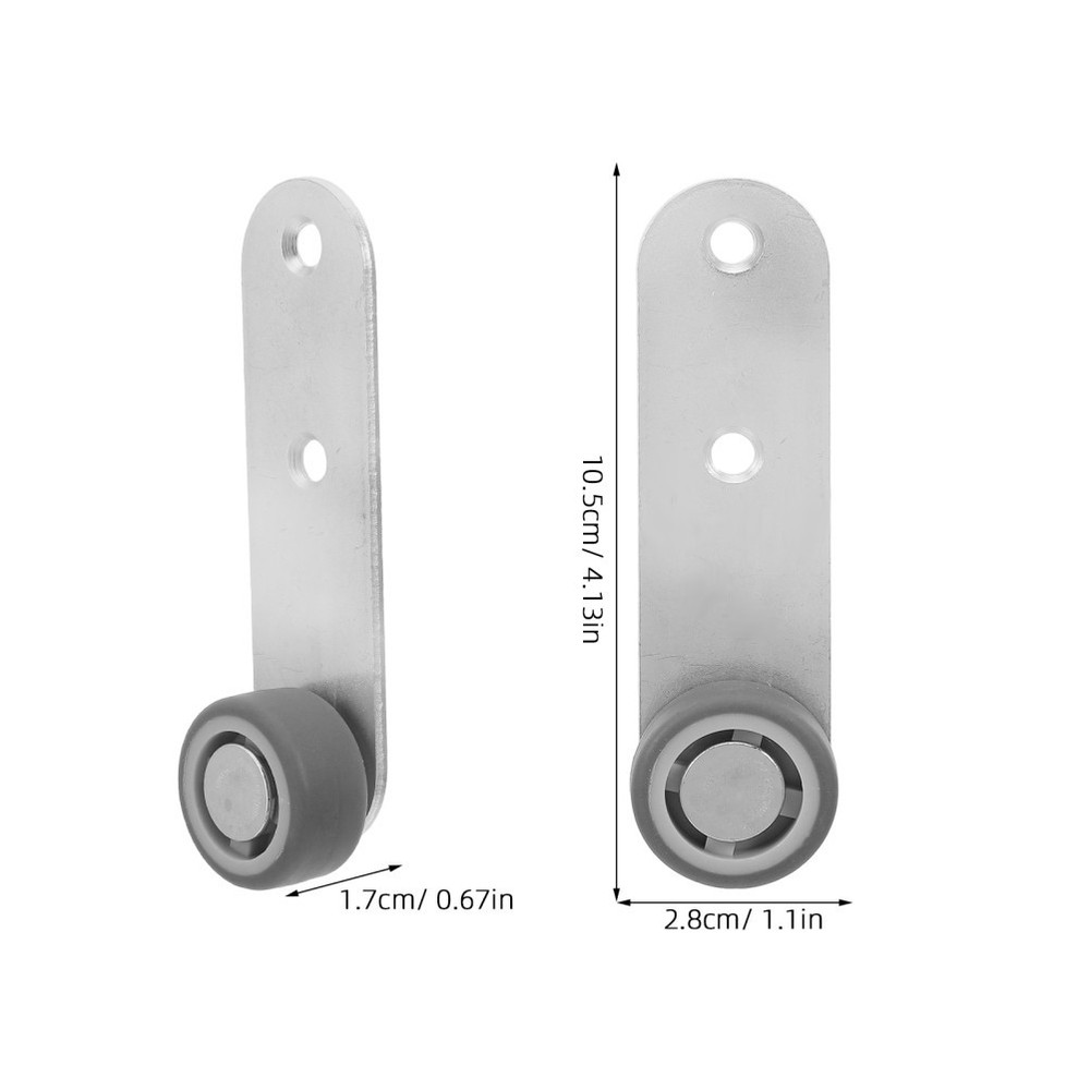 6 Pcs Sliding Wardrobe Door Wheels Heavy-duty Screen Rollers Support