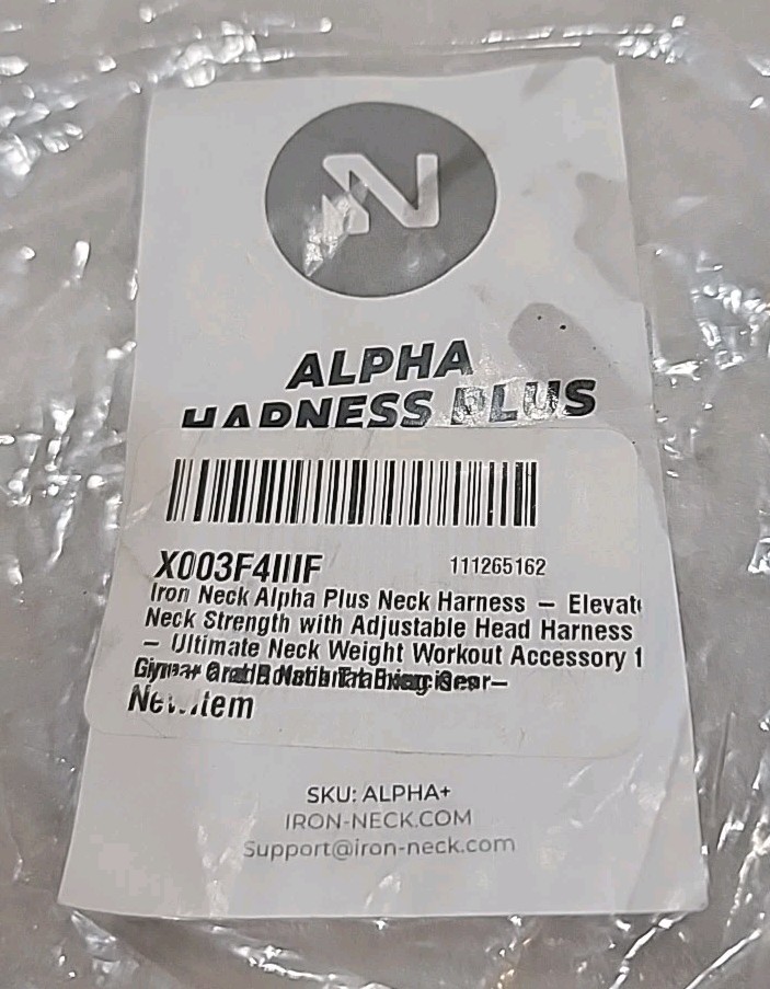 Iron Neck Alpha Plus Neck Harness