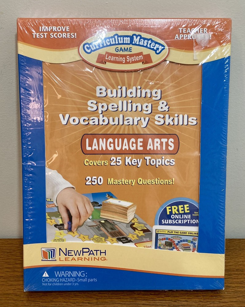 NewPath Learning Language Arts Spelling & Vocabulary Curriculum Mastery Kit