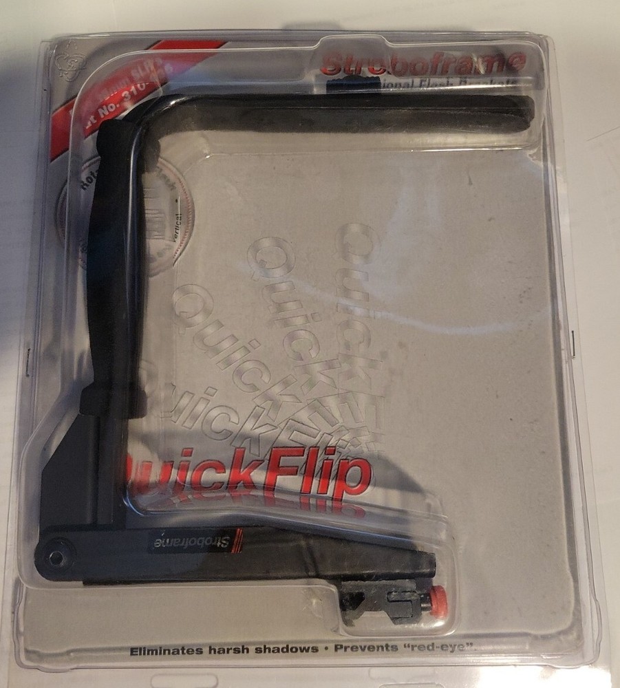 Stroboframe Quick Flip 350 Flash Bracket, complete with Sturdy Flash Mount