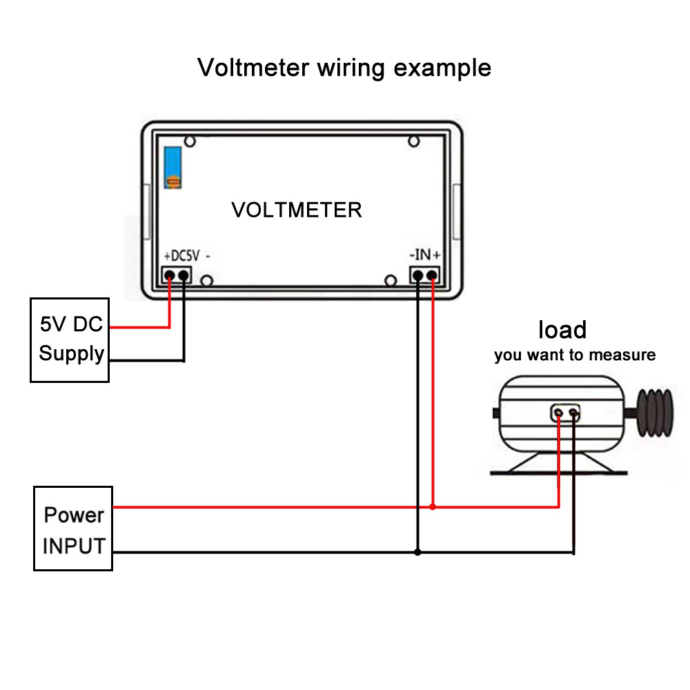 DC 20V Red LED Digital Volt Voltmeter Panel Digit Voltage Meter 0-20V DC Tester