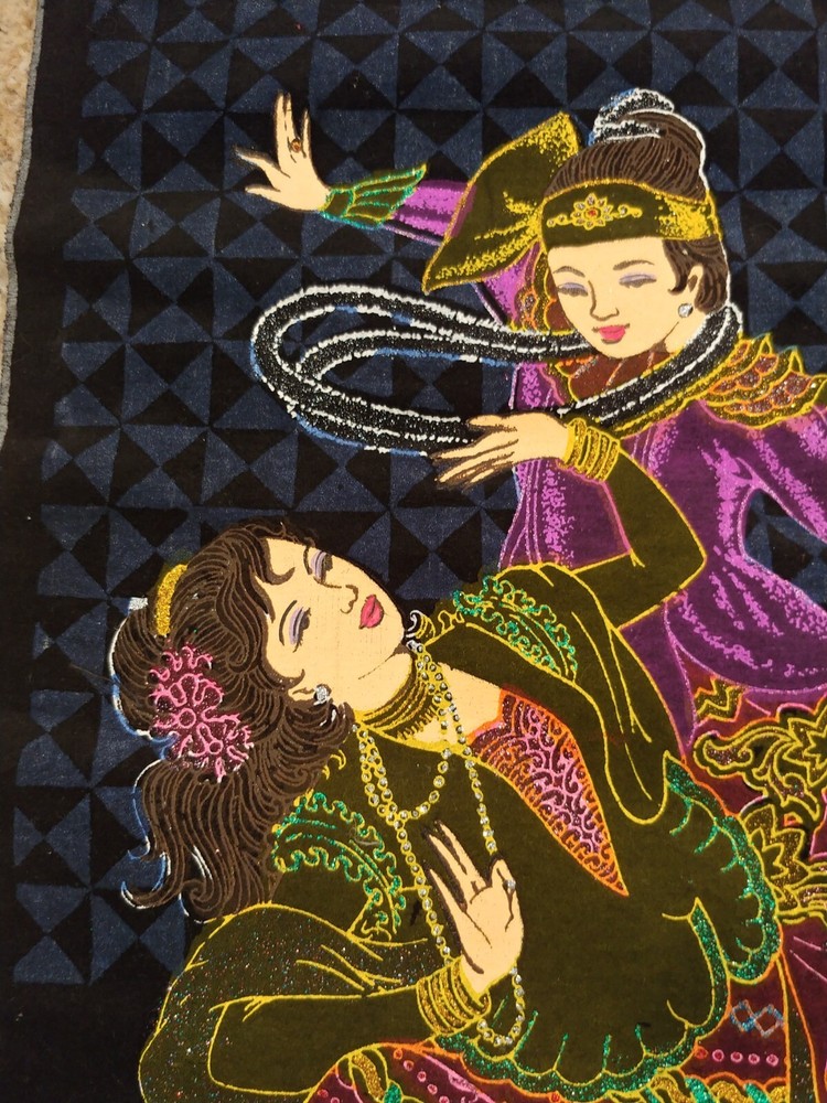 Hand Woven And Handmade Burmese Art Scroll