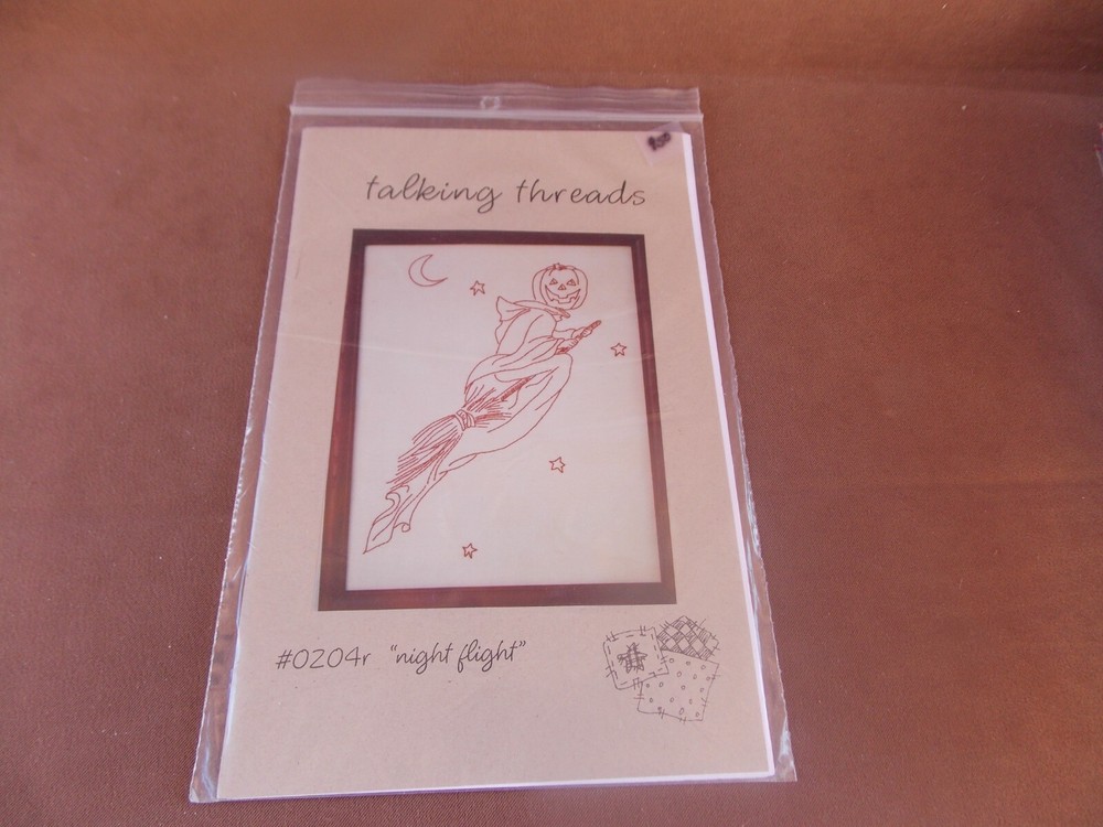 Night Flight Stitchery Pattern 0204r Talking Threads