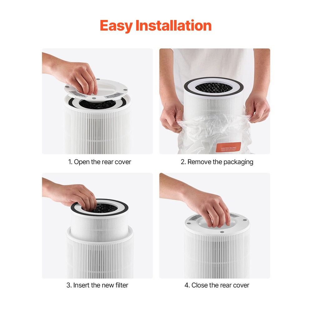 Uimoso Dual-function Air Cleaner Replacement H11 Filter with PET Pre-Filter