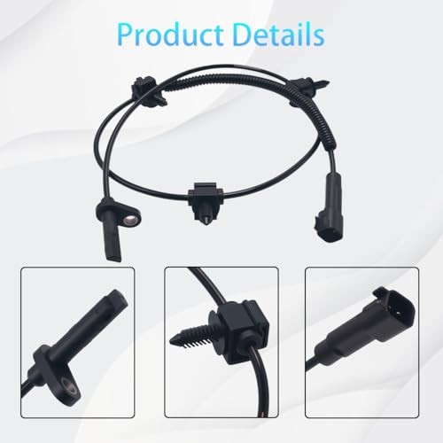 2PCS Rear Left Right ABS Wheel Speed Sensor Compatible with Cadillac CTS 2008