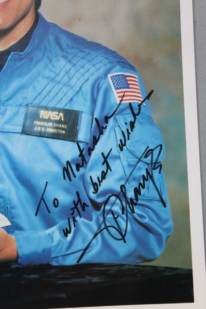 Astronaut Autograph - Space - Shuttle - FRANKLIN F. CHANG - Signed Inscribed