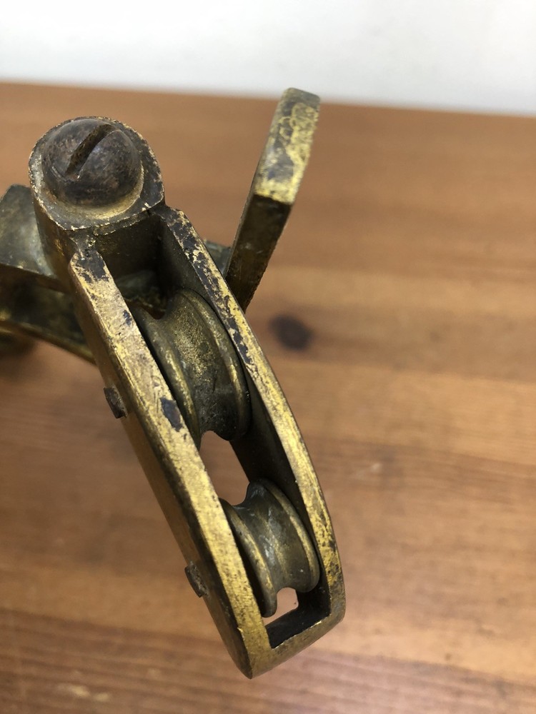 victorian brass curtain pole