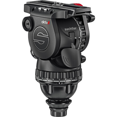 Sachtler aktiv8 Sideload System with flowtech75 Tripod S2068S-FTGS Same Day Ship