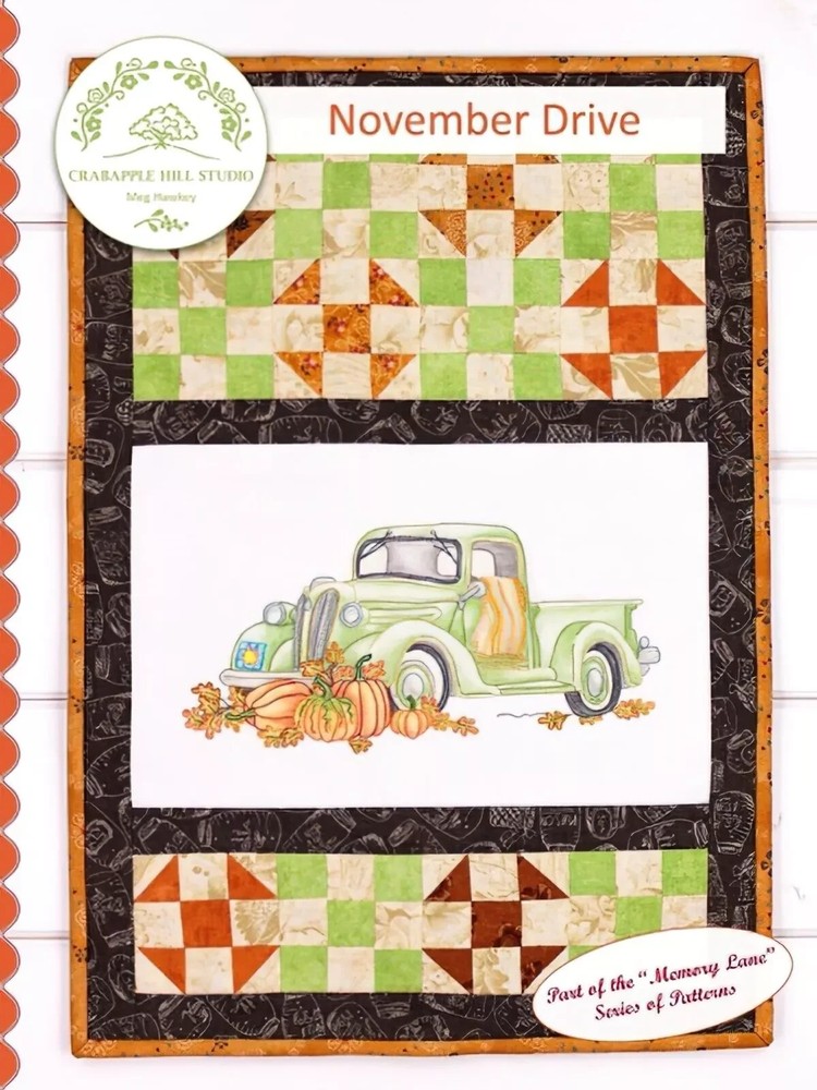 Memory Lane - November Drive Pattern by Crabapple Hill Studio-Pre~owned
