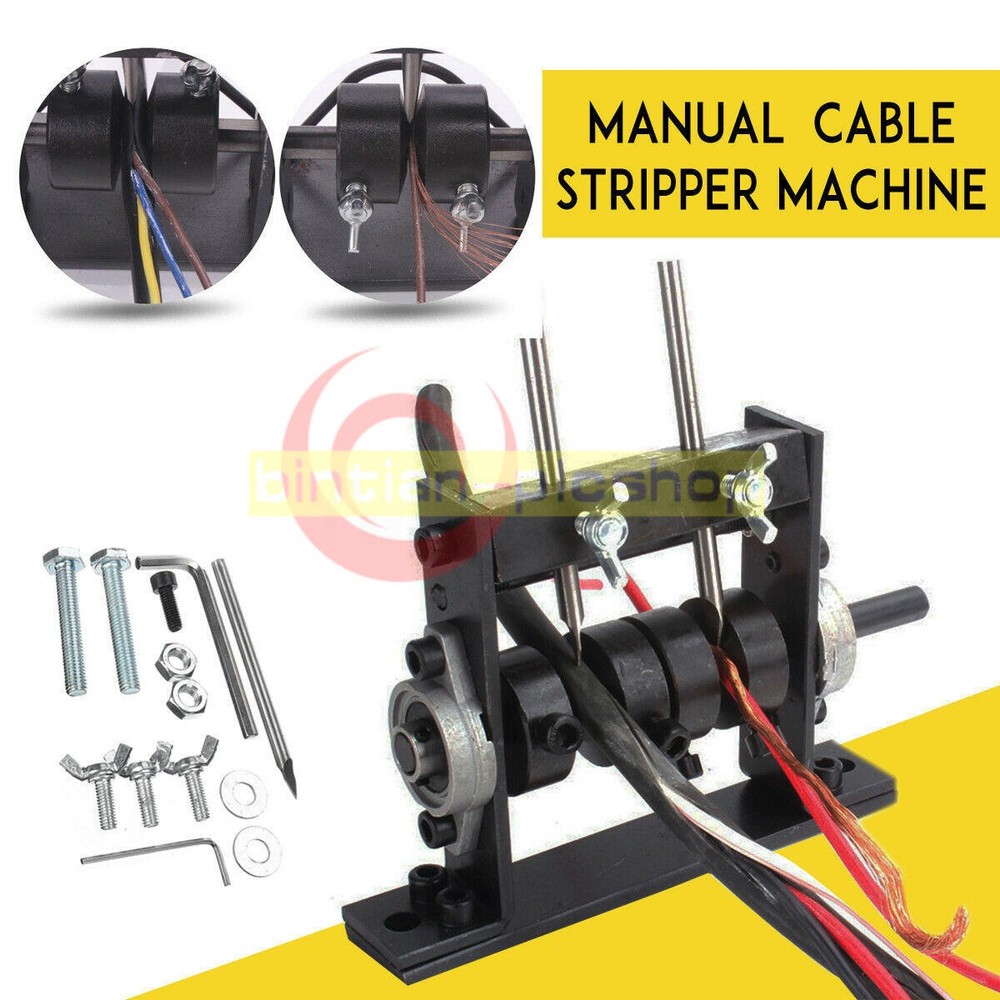 1-30mm Scrap Cable Peeling Stripper Fixture Manual Copper Wire Stripping Machine