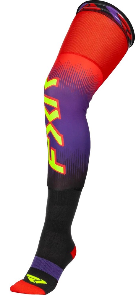 FXR Riding Socks Red/Purple