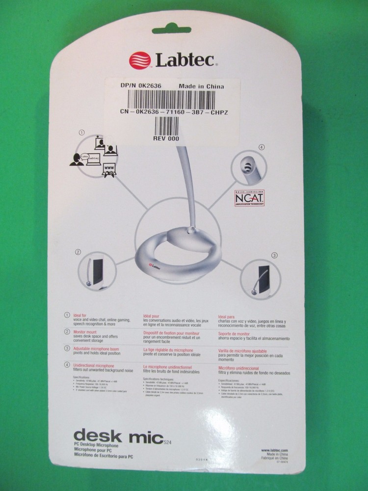 Labtec Desktop 524 Desktop Microphone