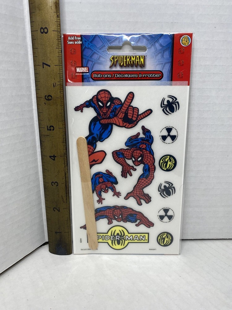 Sandylion Rub On Transfer -Marvel -Spiderman -22001