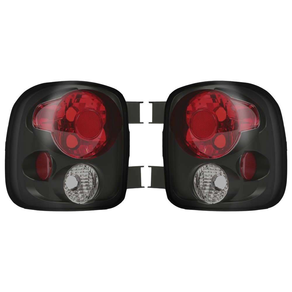 For Chevy Silverado Sierra Stepside 1999-2004 Tail Lights Lamps Black Smoked Set
