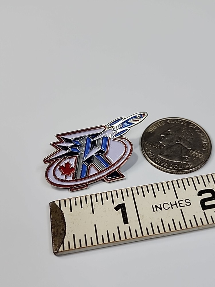 Rockets Lapel Pin Canada Maple Leaf