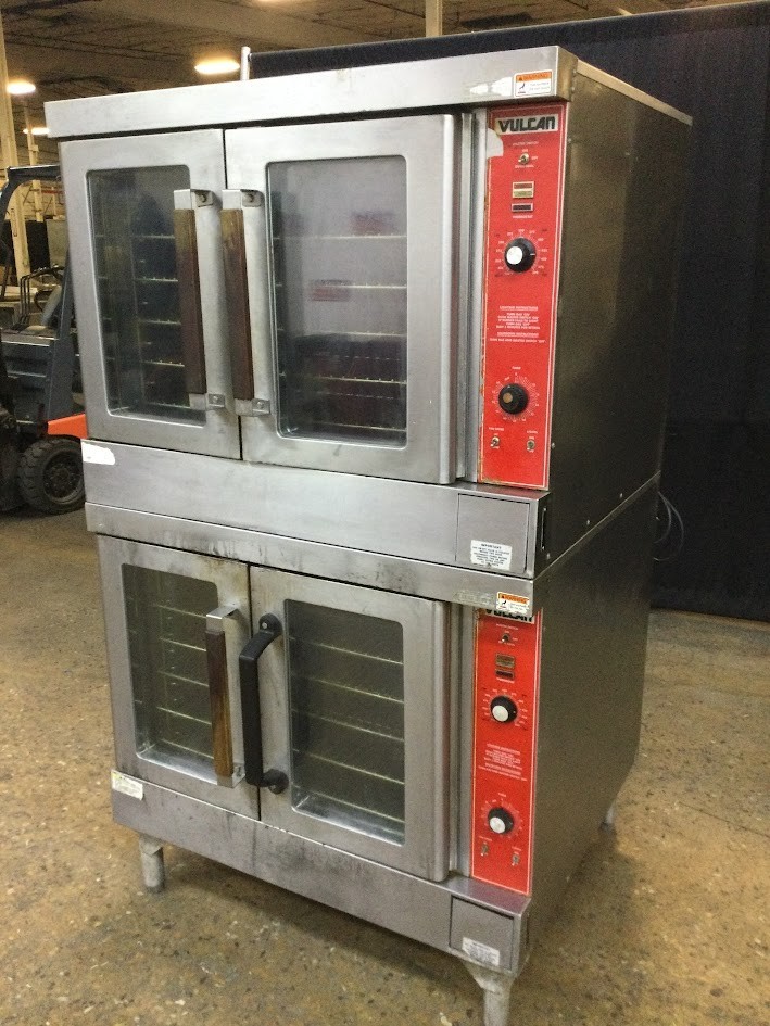 Vulcan VC6GD-9 Gas Full Size Double Stack Full Size Convection Oven