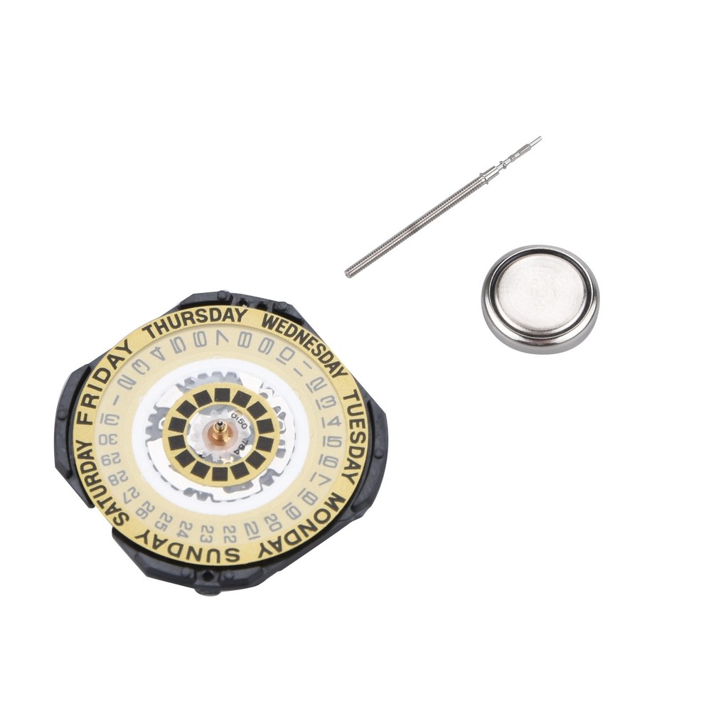 3 Hands With Date & Day Quartz Watch Replacement Movement For VX44E 11½ ‴ a