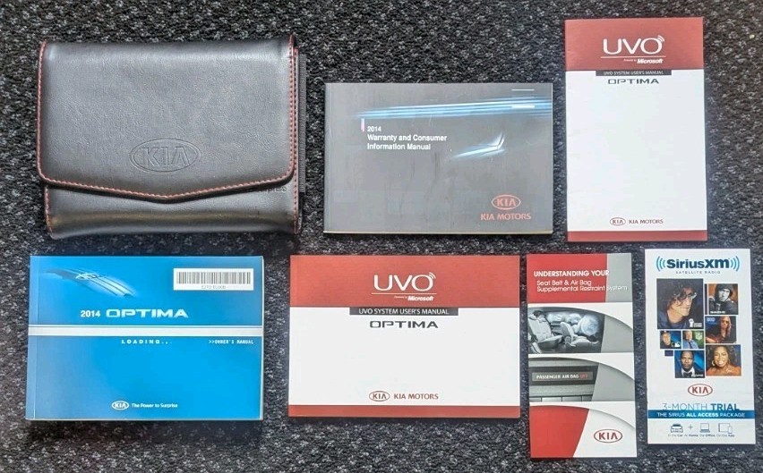 2014 KIA OPTIMA OWNERS MANUAL SET