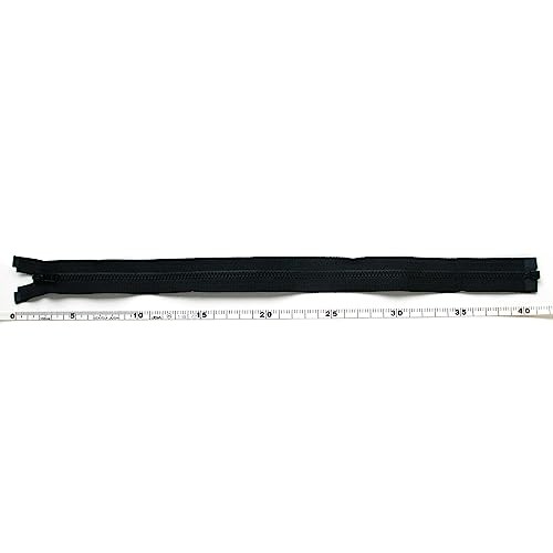 Nippon Chuko Vislon Open Zipper, Black (3VS40-580)