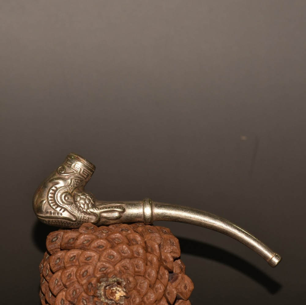 White Copper Faucet Cigarette Bag