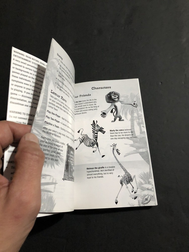 Madagascar ps2 Manual Only