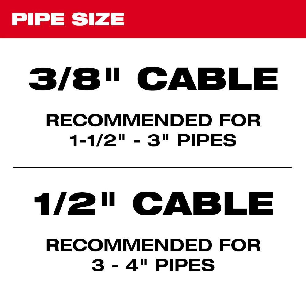Milwaukee 1/2Inch X 75' Inner Core Drum Cable
