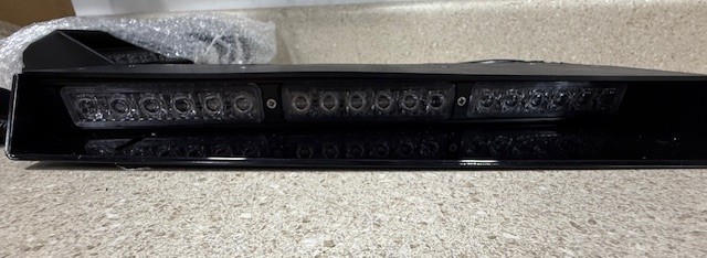 Hawk 3 Visor Led Light bar Universal Brackets LED EQUIPPED Green/White