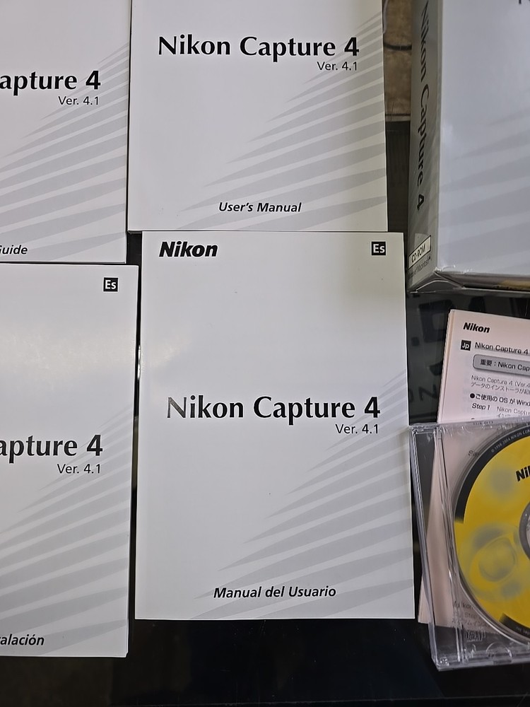 Nikon Capture 4 Software Camera Control Digital SLR Cameras Version 4.1