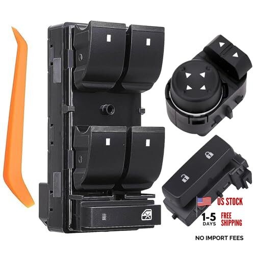 Driver Side Master Power Window Switch Set with Door Lock & Mirror Control for