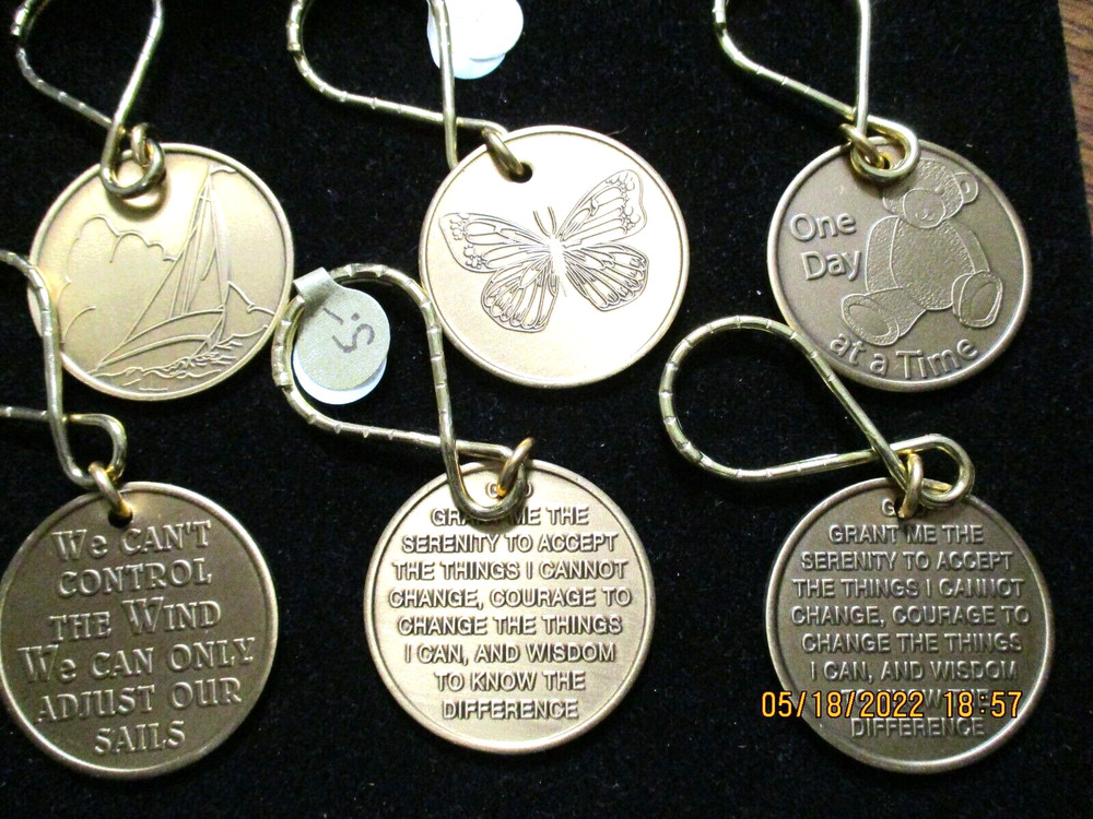 Bronze Coin Rule 62 12 Step Program Pocket Token