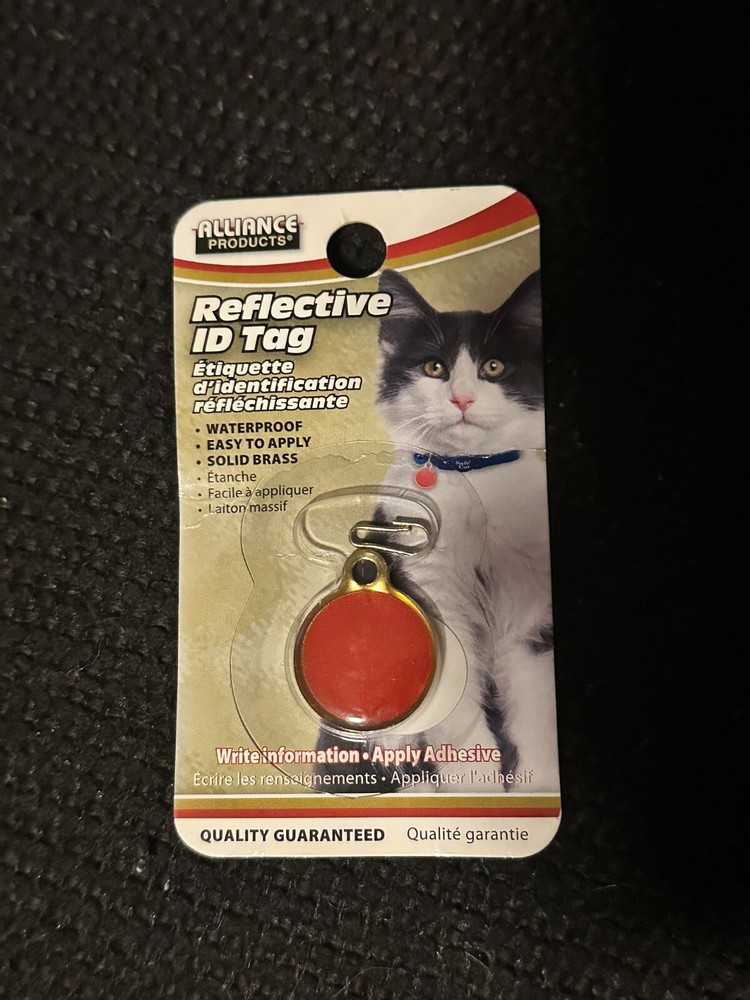 NWT Reflective ID Tag Cat / Dog - Various Sizes