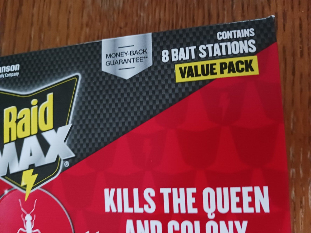 Raid MAX Liquid Ant Bait 8 Count Kills Queen & Colony