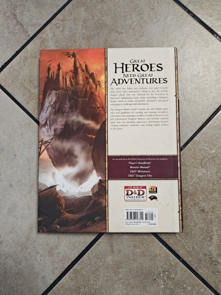 Dungeons & Dragons 4th Edition Dungeon Master's Guide