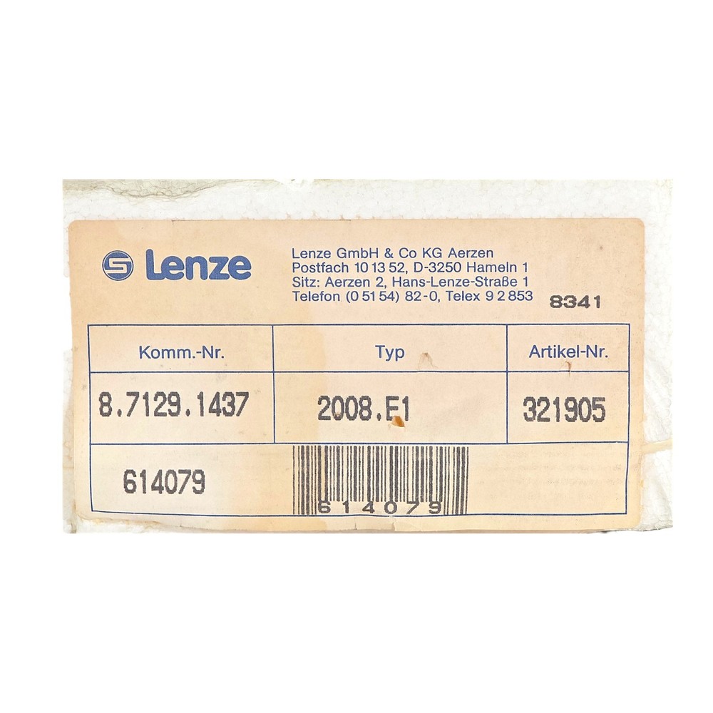 LENZE 2008.E1 321905 SEPARATION AMPLIFIER