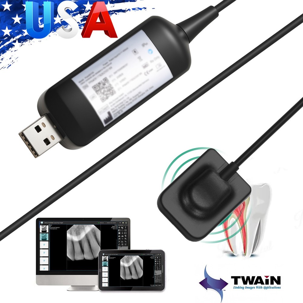 Dental Sensor Unit digital Sensor Image HD Sensor Size 1.5 (TWAIN Drive Compact)