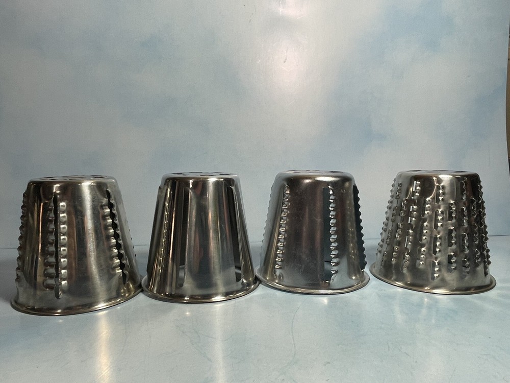 KitchenAid Slicer Shredder Mixer Attachment Replacement Cones Set 4 Model RVSA