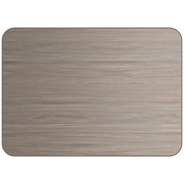 30" x 42" Rectangular Restaurant Table Top with Ash Laminate Top Finish