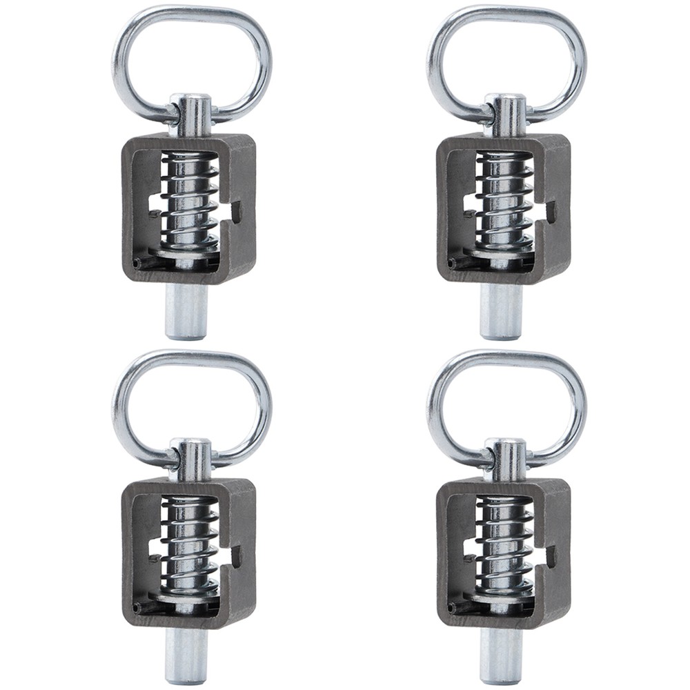 4 Pack Spring Latch Lock, Weld-On Spring Latch Assembly, Trailer Gate Latch