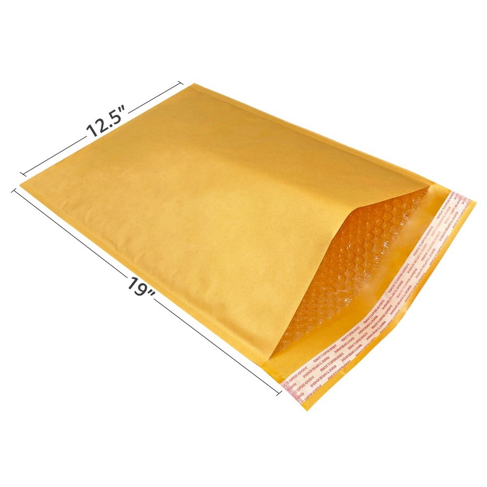 UOFFICE 800 Kraft Bubble Mailer 12.5" x 19" #6