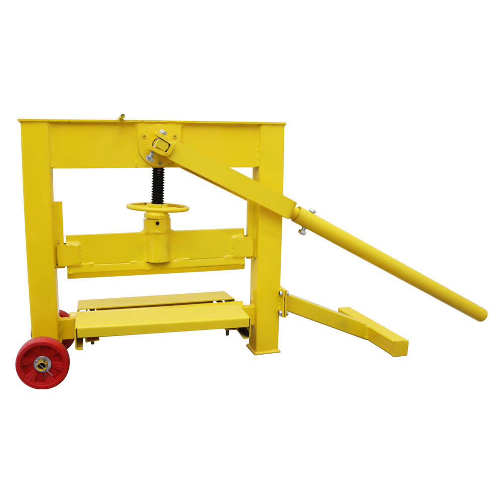 Yellow Small Manual Brick Cutting Machine Paving Tool Block Splitter Cutter