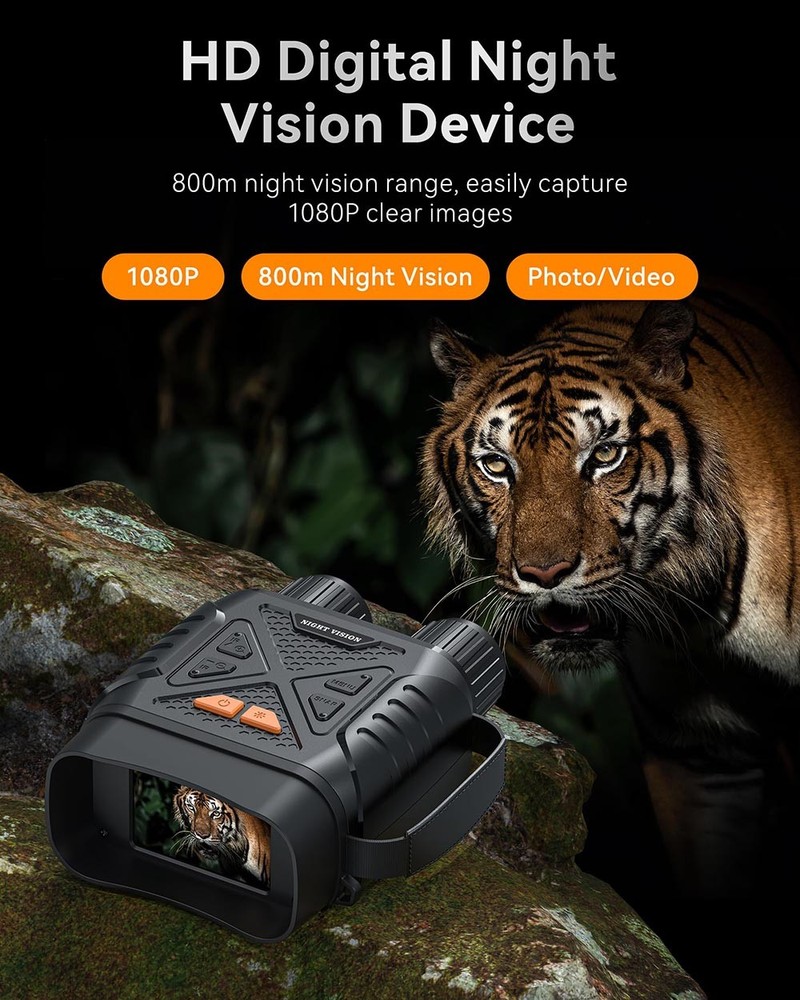 Long-Range Waterproof Shockproof Compact Resilient HD Digital Night Vision Scope