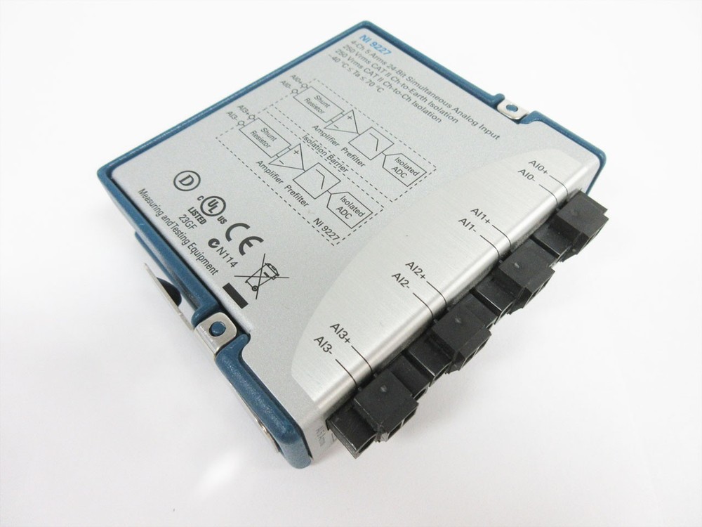 NATIONAL INSTRUMENTS NI 9227 cDAQ ANALOG CURRENT INPUT MODULE 4 CHANNEL