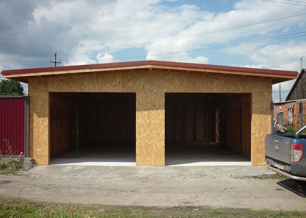 Construction Guide-Wood Frame Garage -DIY Construction Instructions-PDF-Plans