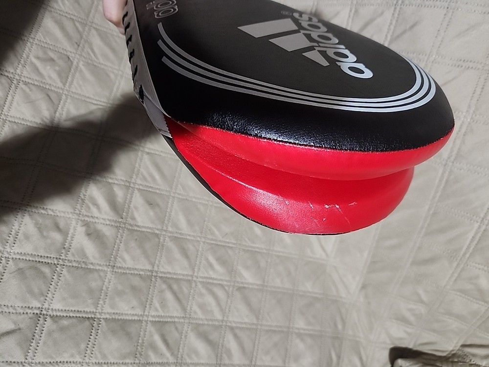 Adidas Taekwondo Double Target Pad Mitt Kick Strike Shield Karate Paddle