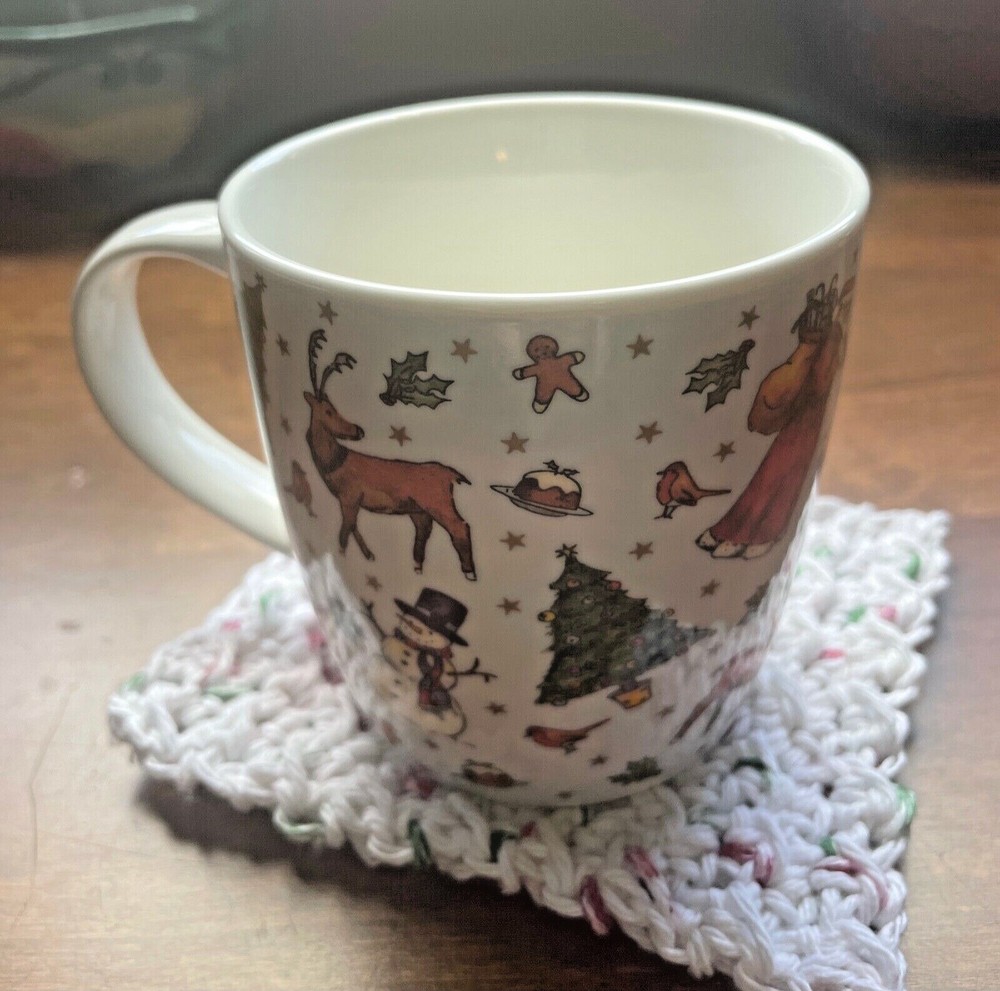 Molly Green Christmas Mug 14oz and coaster